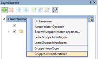 Gruppen wiederherstellen